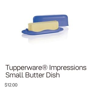 Tupperware small butter dish